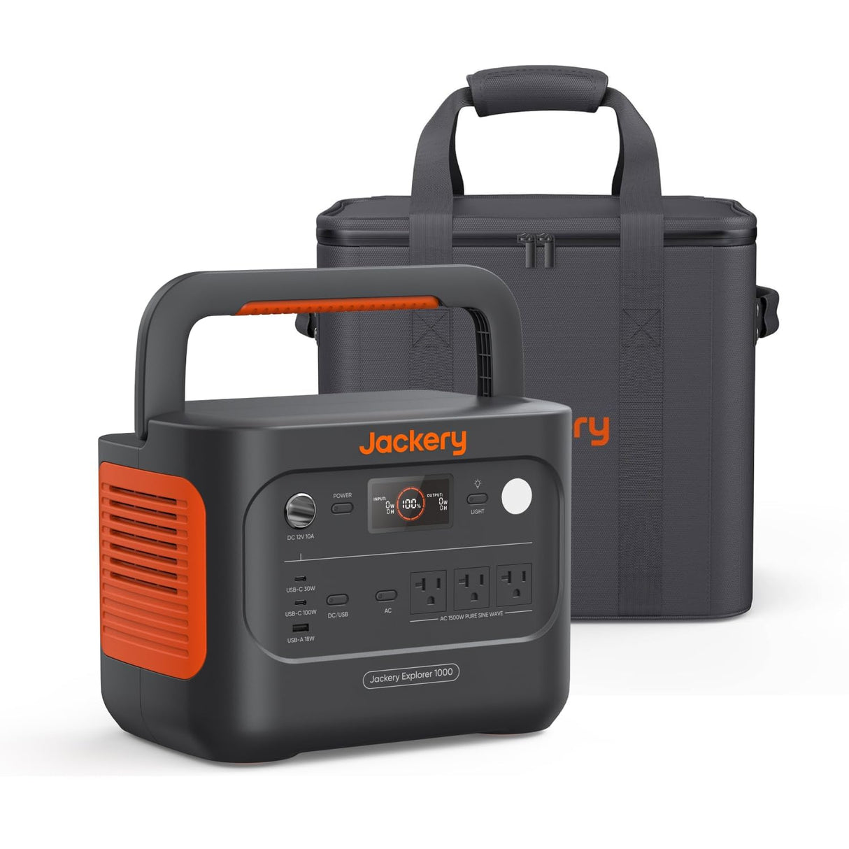 Jackery Solar Generator 1000 v2 with 200W Solar Panel,1070Wh Portable Power Station LiFePO4 Battery,1500W AC/100W USB-C Output, 1Hr Fast Charge for Outdoor,Off-Grid Living,RV,Emergency