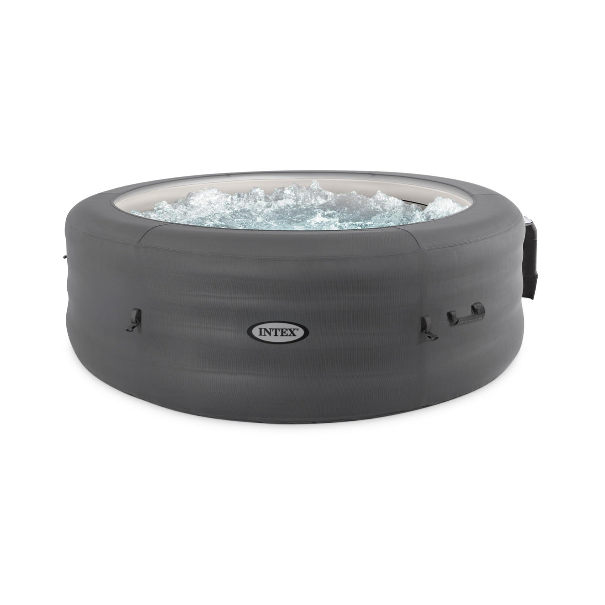 INTEX 28483E SimpleSpa Inflatable Hot Tub 4 Person Bubble Massage Spa: Includes Insulated Cover – Built-in QuickFill Inflation – Soothing Jets – 77" x 26"