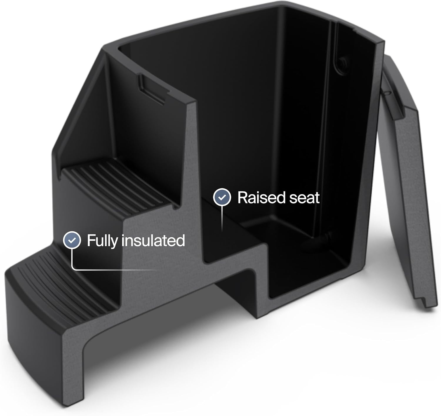 Ice Barrel Portable Ice Bath Bathtub (500 Model) - Freestanding Cold Therapy, Ice Bath for Athletes - Portable Bath Tub for Ice Plunge & Recovery - Cold Bath Plunge Tub (Charcoal Black)
