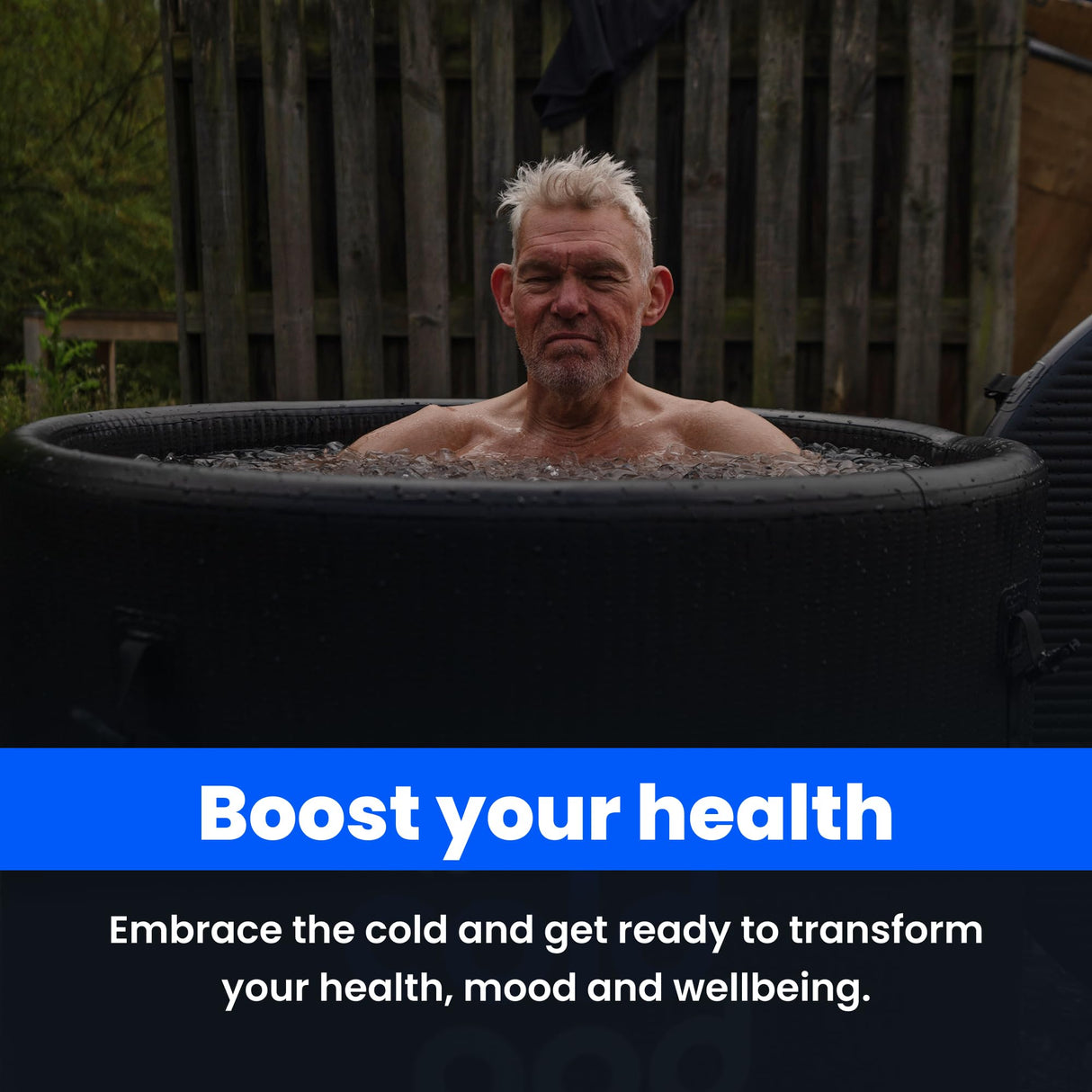 Ice Bath Tub for Athletes with Cover: 85 Gallons Cold Plunge Tub for Recovery, Multiple Layered Portable Ice Bath Plunge Pool by The Cold Pod