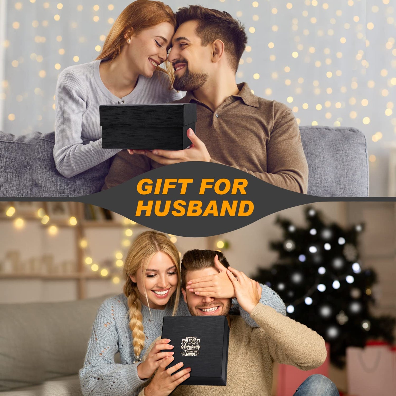 Gifts for Men - 6-in-1 Gift Set with Stainless Steel Tumbler,Multi-Tool Knife,LED Gloves & Tool Pen Keepsake Box | Last Minute Birthday, Father's Day Anniversary Box Gifts for Dad,Husband