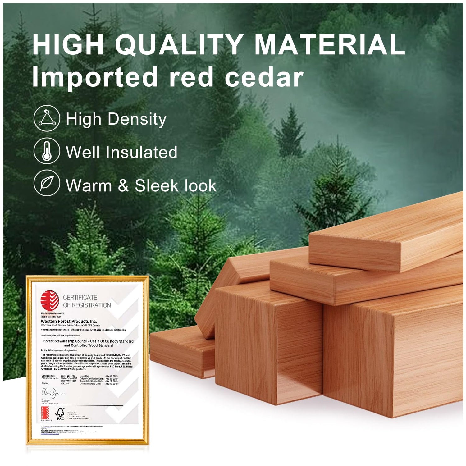 ZONEMEL Infrared 2 Person Wooden Sauna Room with Recliner, Red Cedar Luxury Indoor Sauna with 10 Heating Panels, Oxygen Bar, 3400 Watt, Full Spectrum Infrared Therapy Wood Dry Heat Sauna, 220V