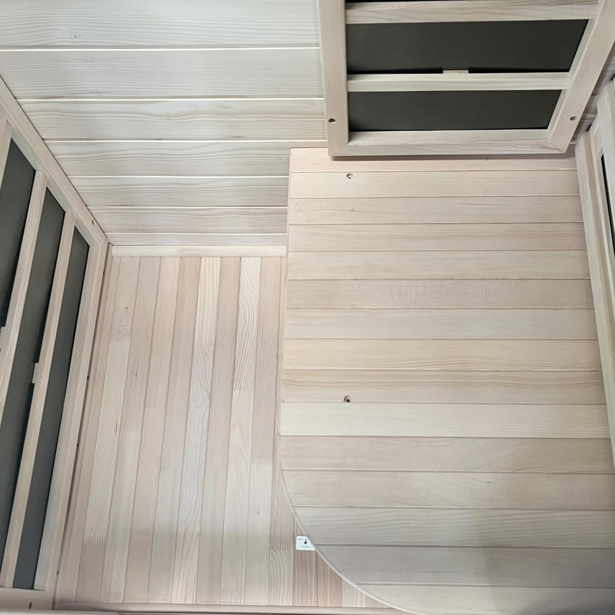 Durasage 1-Person Carbon Infrared Sauna for Home Use Indoor Hemlock Wood Sauna with 760W Heating Panels, Digital Touchpad, Relaxation Spa, Easy Assembly, Full Body Detox, Stress Relief
