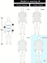 STYNVO Men's Round Neck Letter Print T-Shirt Polyester Apricot