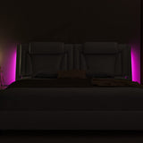 Keyluv Modern Upholstered King Bed Frame