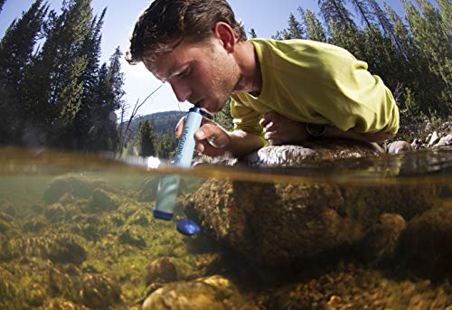 LifeStraw Personal Water Filter for Hiking, Camping, Travel, and Emergency Preparedness