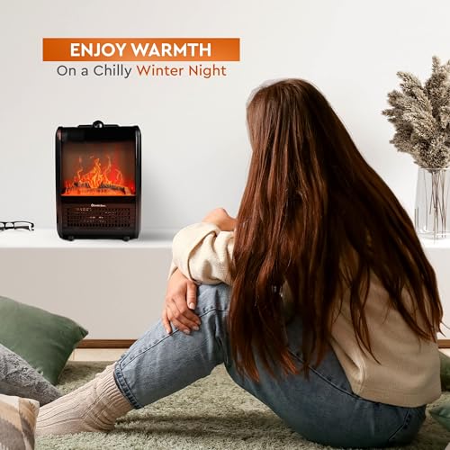 Yeashoo ™Comfort Zone Electric Mini Fireplace