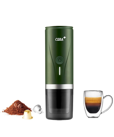 CERA+ Portable Electric Espresso Machine, Self-Heating Coffee Make