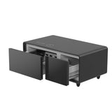 Smart Coffee Table with Built-In Fridge