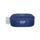 Coleman Hawaii AirJet Large Square 4 to 6 Person Inflatable Hot Tub Portable Outdoor Spa with 140 AirJets and EnergySense Cover, Grey