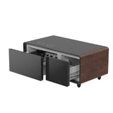 Smart Coffee Table with Built-In Fridge