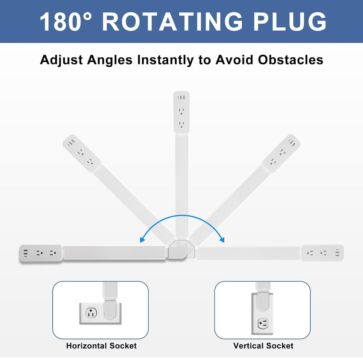 Outlet Extender Stick Power Strip