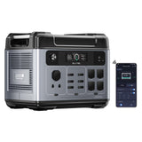OUKITEL P2001 PLUS 2400W Portable Power Station, 2048Wh Large Capacity Solar Generator with 200W Solar Panel,LiFePO4 (LFP) Battery, AC/DC BMS Emergency Power Station for Home Backup, Camping
