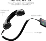 Native Union Pop Phone – Retro Telephone Handset with Mic & Speaker, USB-C for iPhone, iPad, Laptop, Tablet, Samsung S25, Flip 7, Fold 7 – Hybrid Work, Calls, Video Conferences, Meetings (Black)