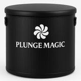 Ultimate Cold Plunge Tub Inflatable Ice Bath Tub With Cover for Athletes Portable & XXL Size Black, Water Chiller Compatible (Black-Elongated)