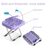 Yeashoo ™ Adjustable Pedicure Foot Rest With LED Magnifier And Drying Fan