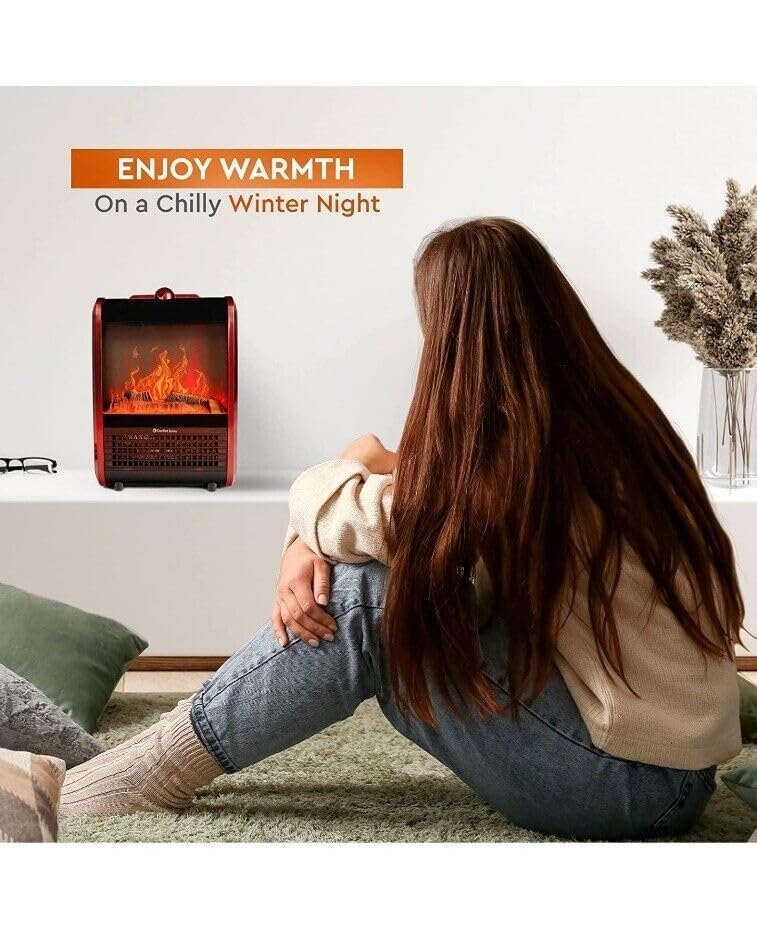 Yeashoo ™Comfort Zone Electric Mini Fireplace