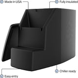 Ice Barrel Portable Ice Bath Bathtub (500 Model) - Freestanding Cold Therapy, Ice Bath for Athletes - Portable Bath Tub for Ice Plunge & Recovery - Cold Bath Plunge Tub (Charcoal Black)