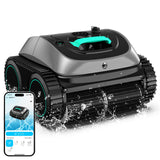 (2025 Upgrade) WYBOT OS7010C - C1 Pool Robot Vacuum, 4-in-1 Cordless Pool Cleaner 150min up to 1,614 Sq,ft, Smart APP Support, Auto Wall & Waterline Cleaning, WiFi & Bluetooth Connect