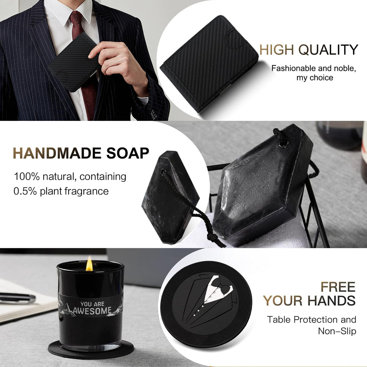 8 pcs Mens Gift Set