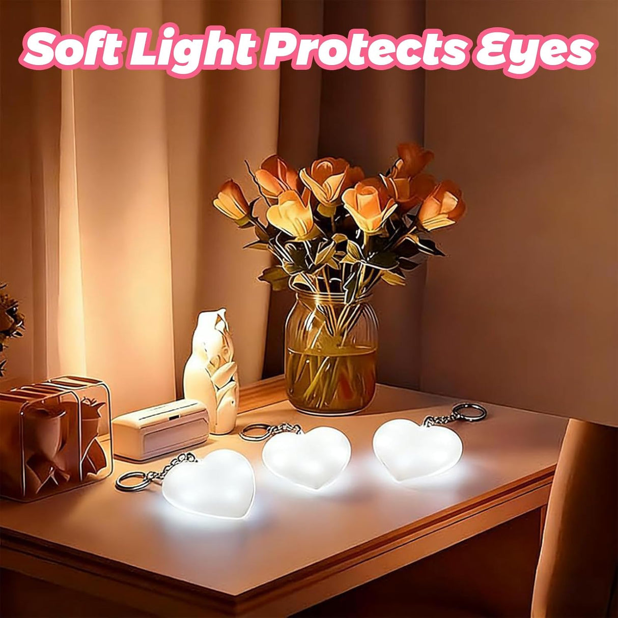 Mini Heart Purse LED Light