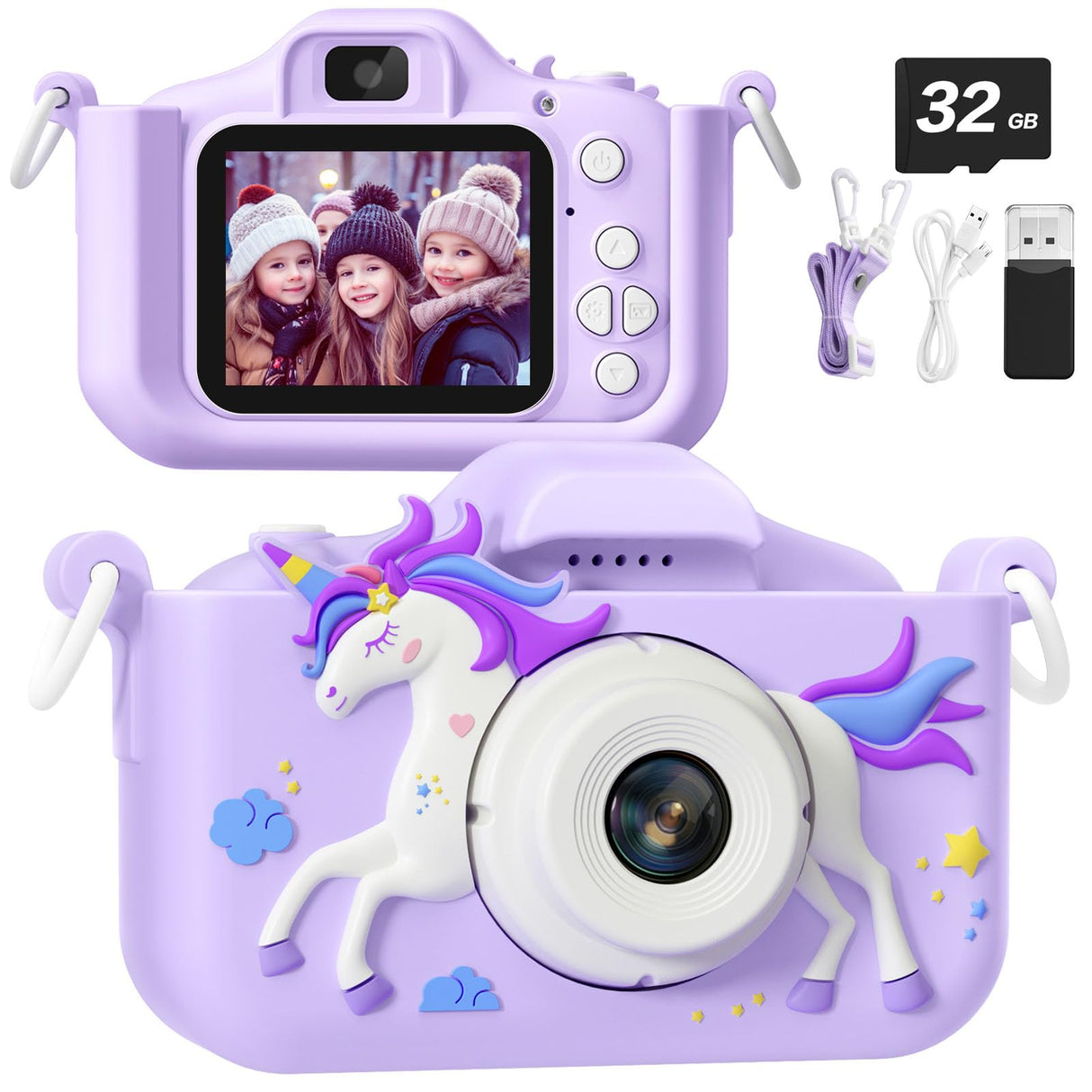 Unicorn Kids Camera Toys