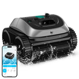 (2025 Upgrade) WYBOT OS7010C - C1 Pool Robot Vacuum, 4-in-1 Cordless Pool Cleaner 150min up to 1,614 Sq,ft, Smart APP Support, Auto Wall & Waterline Cleaning, WiFi & Bluetooth Connect