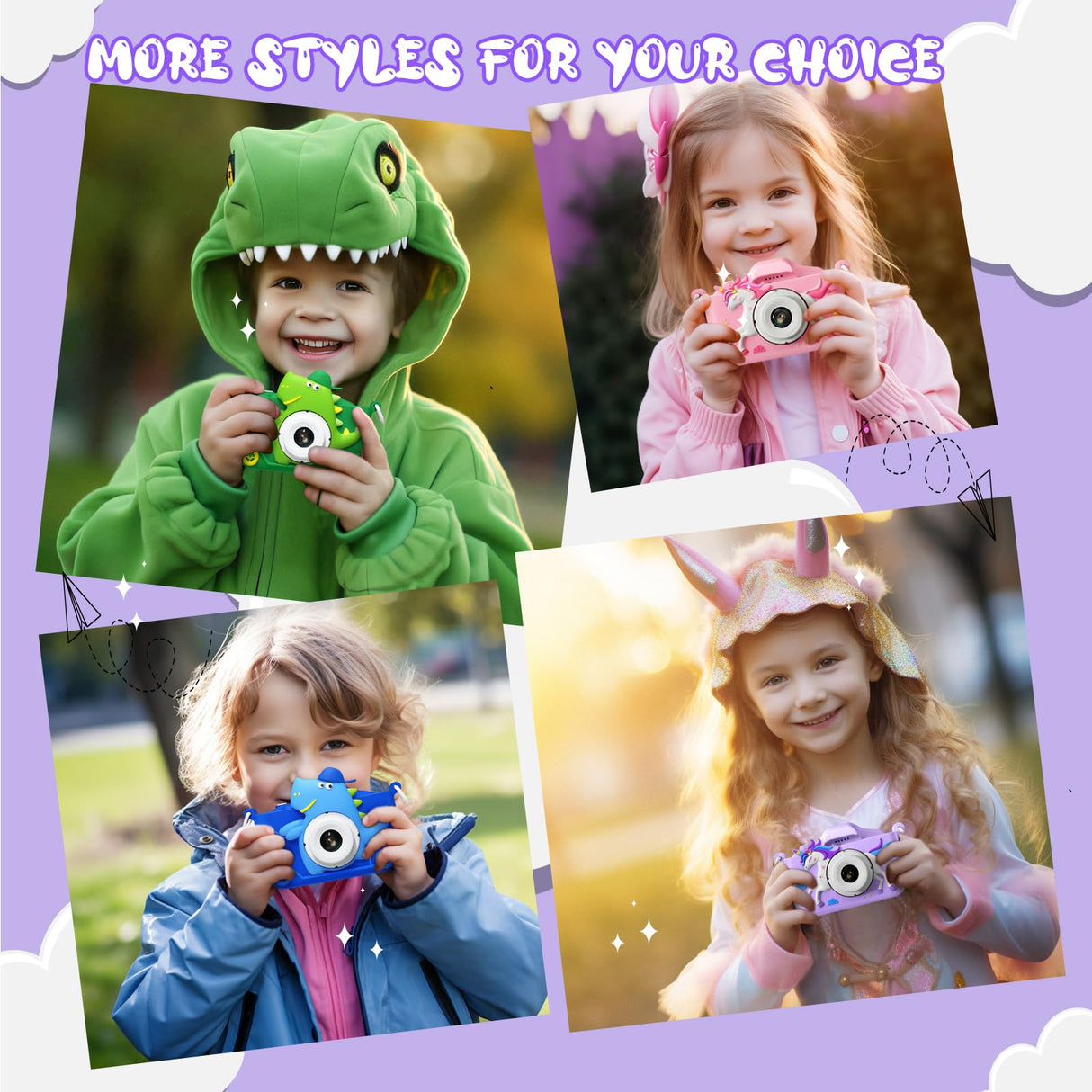 Unicorn Kids Camera Toys