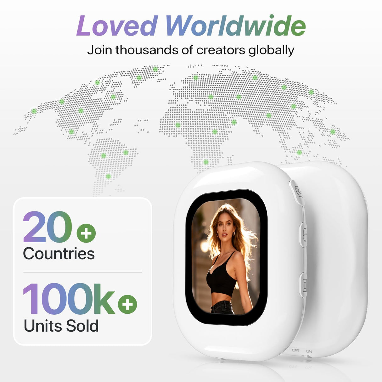 4K Vlog Selfie Monitor