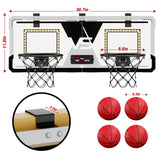 2 Player Basketball Game, Dual Shot Over The Door