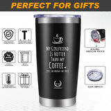 Gifts for Men - 6-in-1 Gift Set with Stainless Steel Tumbler,Multi-Tool Knife,LED Gloves & Tool Pen Keepsake Box | Last Minute Birthday, Father's Day Anniversary Box Gifts for Dad,Husband