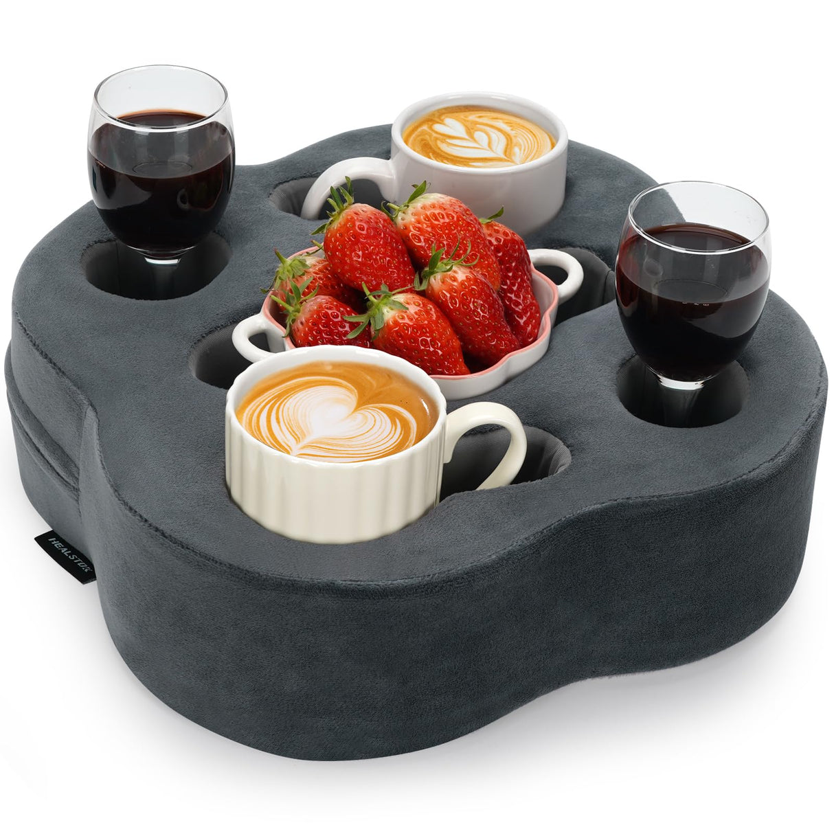 Couch Cup Holder Pillow, Sofa Organizer