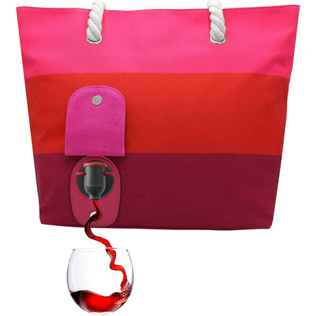 Yeashoo ™ Insulated Wine Purse Tote Bag