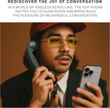 Native Union Pop Phone – Retro Telephone Handset with Mic & Speaker, USB-C for iPhone, iPad, Laptop, Tablet, Samsung S25, Flip 7, Fold 7 – Hybrid Work, Calls, Video Conferences, Meetings (Black)