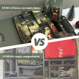 Survival Advent Calendar for Adult Men - Survival Kits Advent Calendar 2025 for Teen 24 Days Christmas Countdown - Xmas Surprise Gifts for Outdoor Adventure