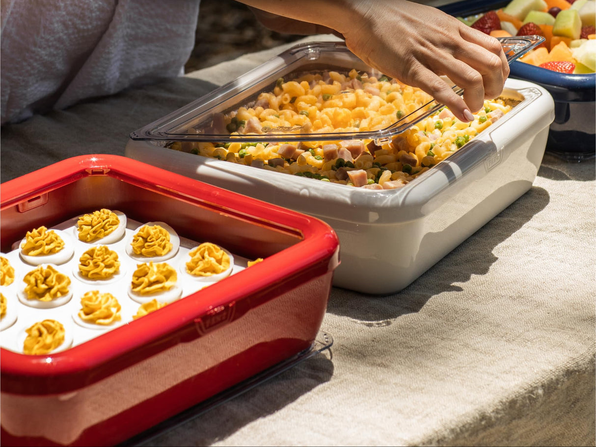 Fancy Pan Holders with Clear Lid