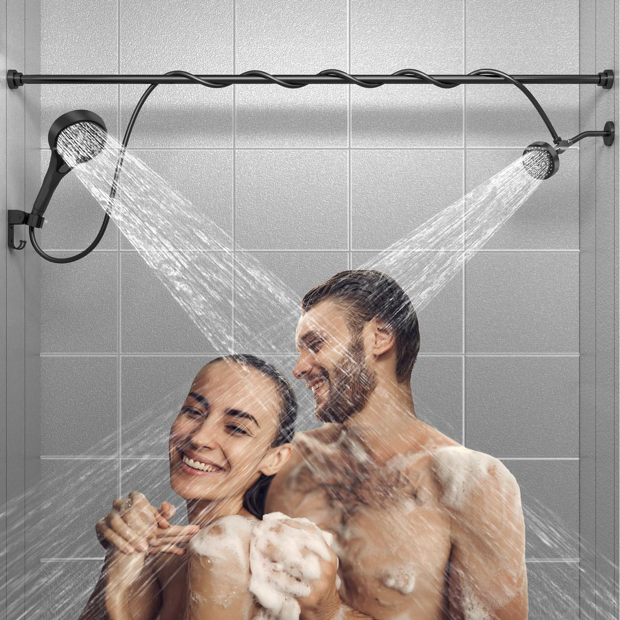 Dual Shower Head for Couples
