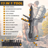 Gifts for Men - 6-in-1 Gift Set with Stainless Steel Tumbler,Multi-Tool Knife,LED Gloves & Tool Pen Keepsake Box | Last Minute Birthday, Father's Day Anniversary Box Gifts for Dad,Husband