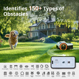 Segway Navimow i110N Robot Lawn Mower Perimeter Wire Free 1/4 Acre RTK+Vision Robotic Lawnmower, AI-Assisted Mapping, Virtual Boundary, APP Control, 58dB(A) Quiet, Multi-Zone Management