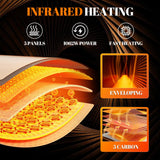 Far Infrared Wooden Sauna Low EMF- 2 Person Personal Sauna for Home Use, Full Spectrum Infrared Sauna, Dual Tempered Glass & Bluetooth Speakers - Indoor Sauna 2000W, Wood Color