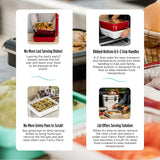 Fancy Pan Holders with Clear Lid