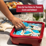 Fancy Pan Holders with Clear Lid