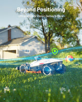 LUBA 2 AWD 5000X Robot Lawn Mower with 4G, All-Wheel-Drive for 80% Slope, Perimeter Wire Free for 1.25 Acres, UltraSense AI Vision & RTK Auto-Mapping, 1.0"-2.7" Adjustable Cutting Height