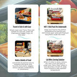 Fancy Pan Holders with Clear Lid