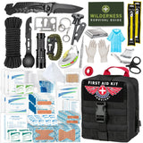 Gifts for Men Husband Dad Christmas, Survival Kit, Emergency Survival Gear and Equipment 14 in 1, Stocking Stuffers Birthday Gifts for Him Boyfriend, Hunting Fishing Camping Accessories, Cool Gadget