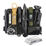 Gifts for Men Husband Dad Christmas, Survival Kit, Emergency Survival Gear and Equipment 14 in 1, Stocking Stuffers Birthday Gifts for Him Boyfriend, Hunting Fishing Camping Accessories, Cool Gadget