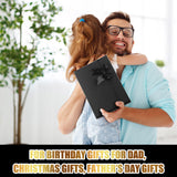 Skylety 13 Pcs Birthday Gifts Baskets for Men Gift for Men Birthday Gift Box 16 oz Tumblers Wallet Toiletry Bag Belt Sock Bottle Opener Bracelet Glasses Keychain for Dad Boyfriend Husband