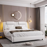 Keyluv Modern Upholstered King Bed Frame