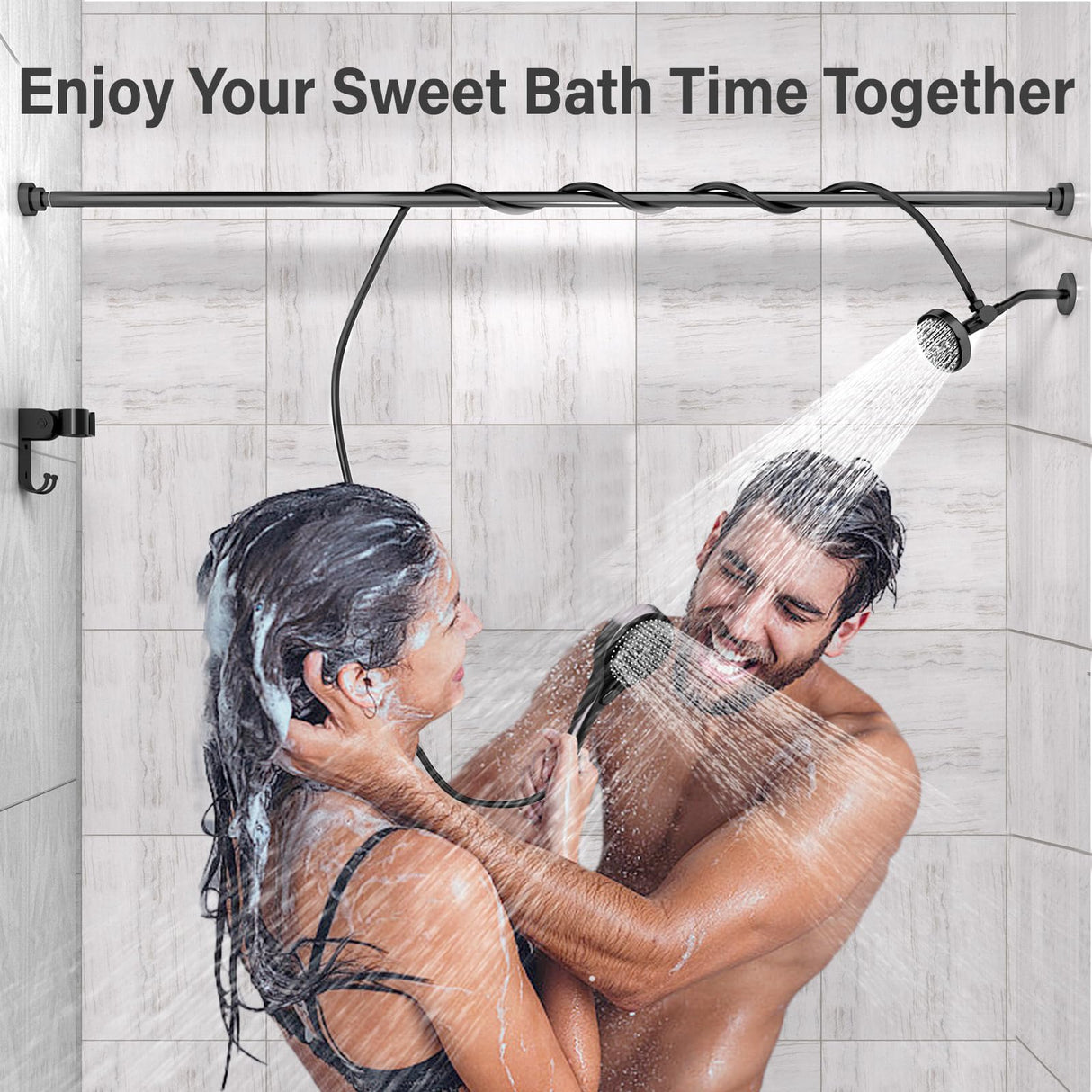 Dual Shower Head for Couples