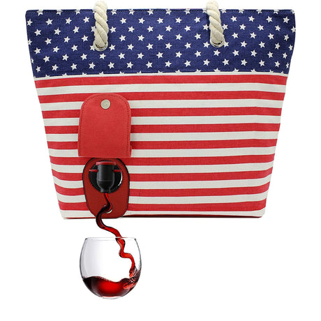 Yeashoo ™ Insulated Wine Purse Tote Bag